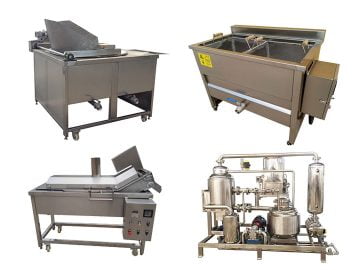 diverses machines à frire les chips et frites de Taizy