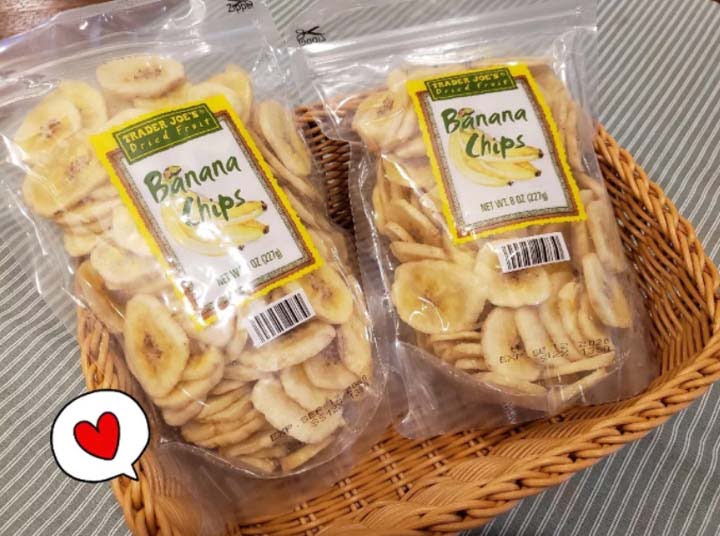 Chips populares de banana e banana-da-terra