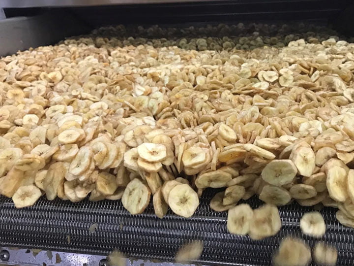 commercial banana plantain chips production