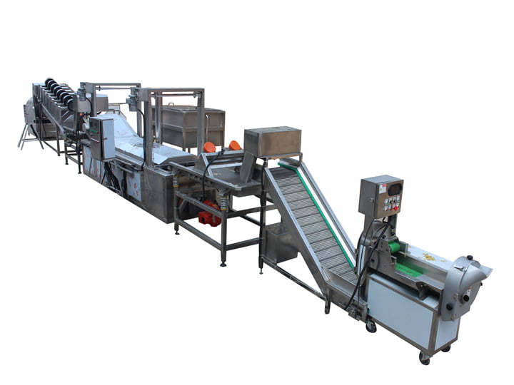 100kg/h Semi-Auto Banana Chips Production Line