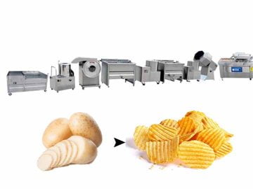 mini potato chip production line