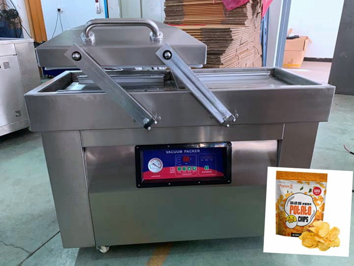 Potato chips packaging machine