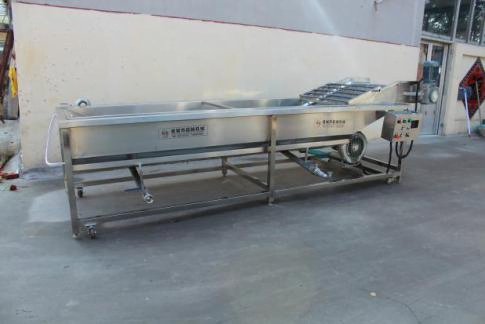 500Kg/H Automatic Potato Chips Processing Line 10 Bubble washing machine