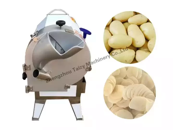 máquina cortadora de batatas fritas