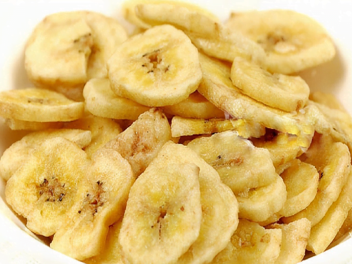 Chips de banane frites