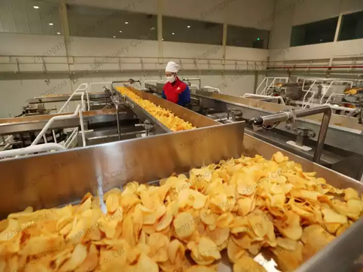 завод по производству картофельных чипсов
