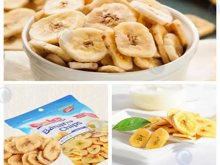 délicieuses chips de banane frites