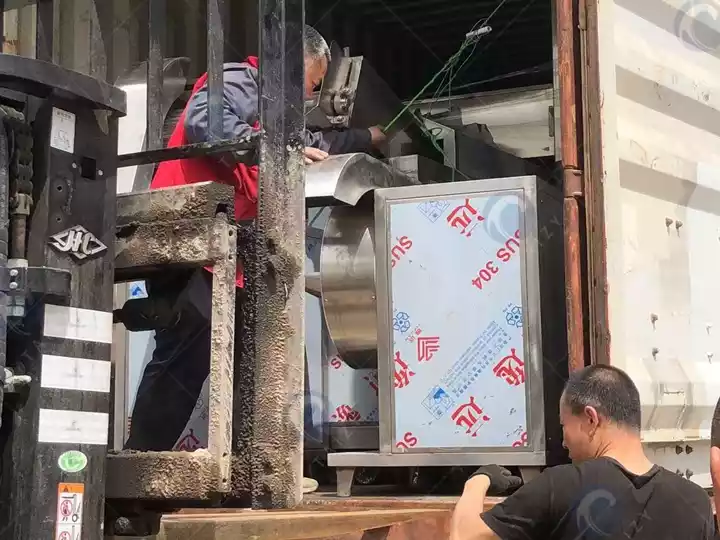 French fry production line