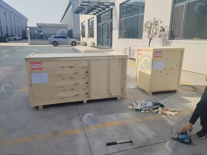 deep fryer ready for shipment