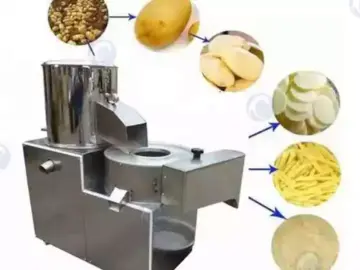 trancheuse à pommes de terre commerciale