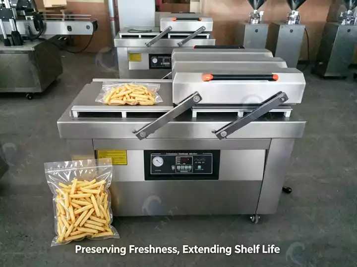 frozen french fries vacuum packing machine
