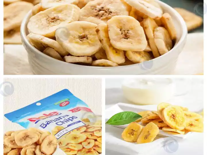 delicious fried banana chips made by Taizy machines