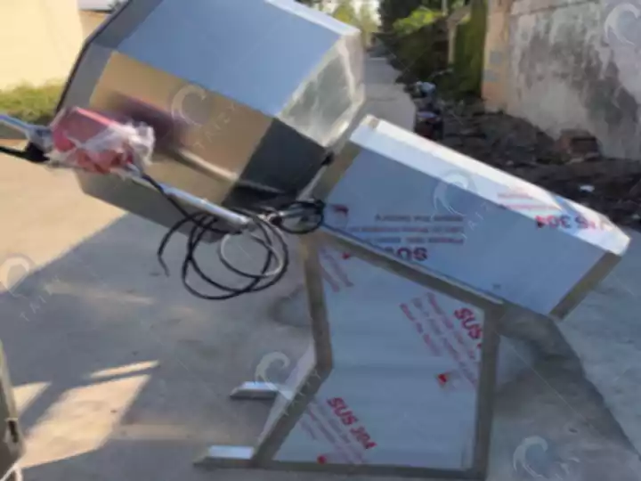 banana chip flavoring machine