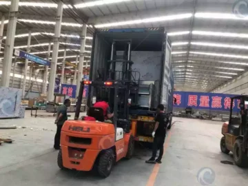 shipment of banana chip production line equipment
