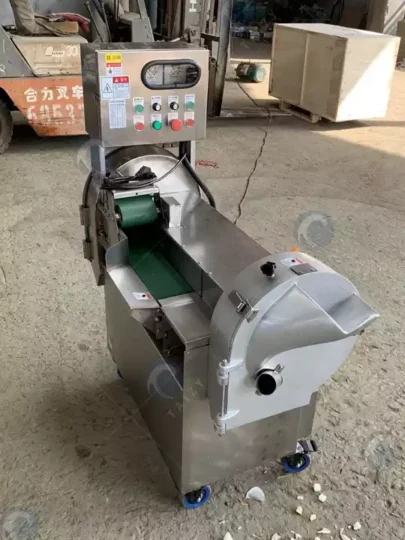 double head vegetable cutting machine