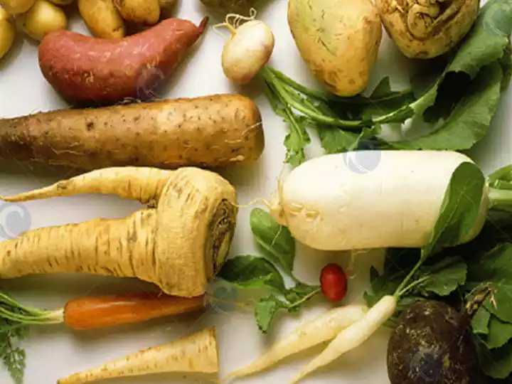 mixed root vegetables carrot potato turnip