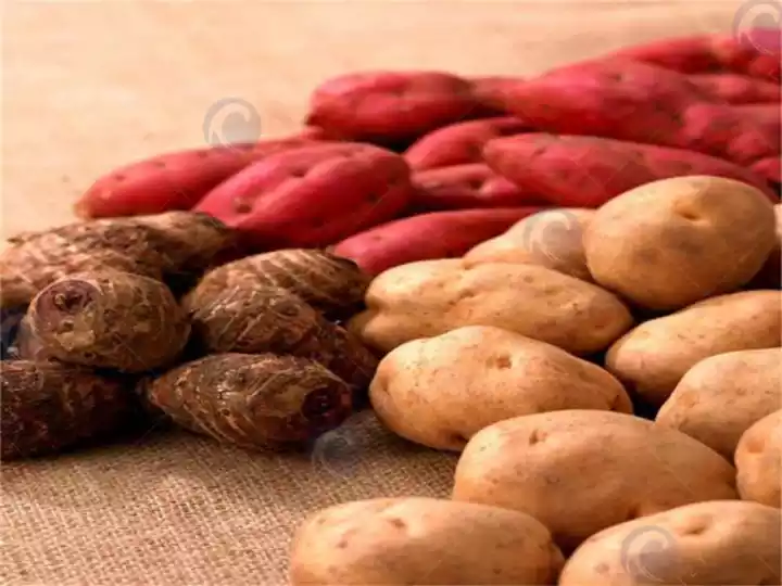 root vegetables potato sweet potato taro
