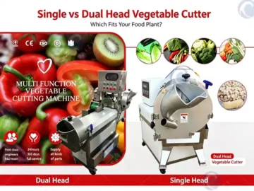 single vs dual head vegetable cutter comparison