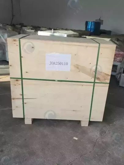 sealed export wooden box for cutting machine